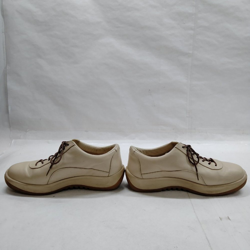 Auth Louis Vuitton Sneakers Women Beiges Leather (Calf) #60741L55 - Picture 8 of 9